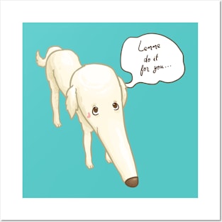 Borzoi Dog the Long Nosed Dog Posters and Art